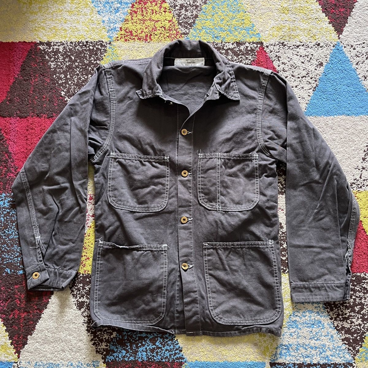 Universal Overall Chicago × Vintage Vintage Universal Chicago Stone Cutter Union Made Shirts Size US S / EU 44-46 / 1 - 9 Thumbnail