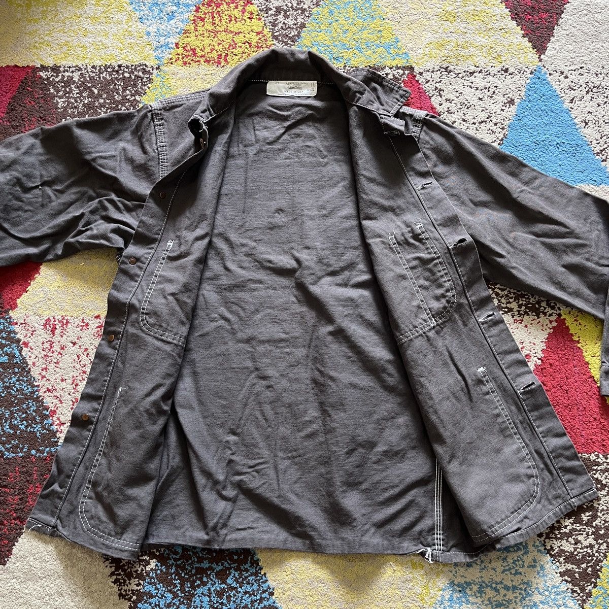 Universal Overall Chicago × Vintage Vintage Universal Chicago Stone Cutter Union Made Shirts Size US S / EU 44-46 / 1 - 8 Thumbnail