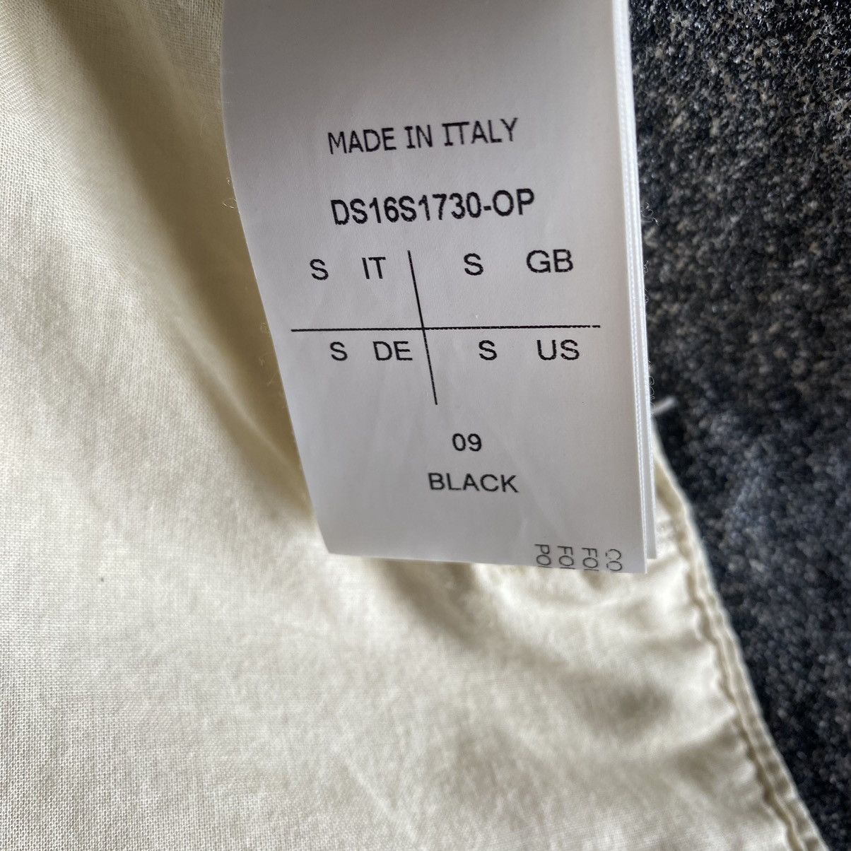 Rick Owens SS16 Black Coated Canvas Blazer Size US S / EU 44-46 / 1 - 6 Thumbnail
