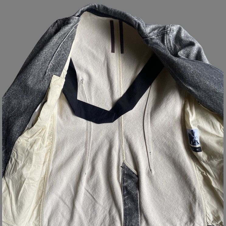 Rick Owens SS16 Black Coated Canvas Blazer Size US S / EU 44-46 / 1 - 3 Thumbnail