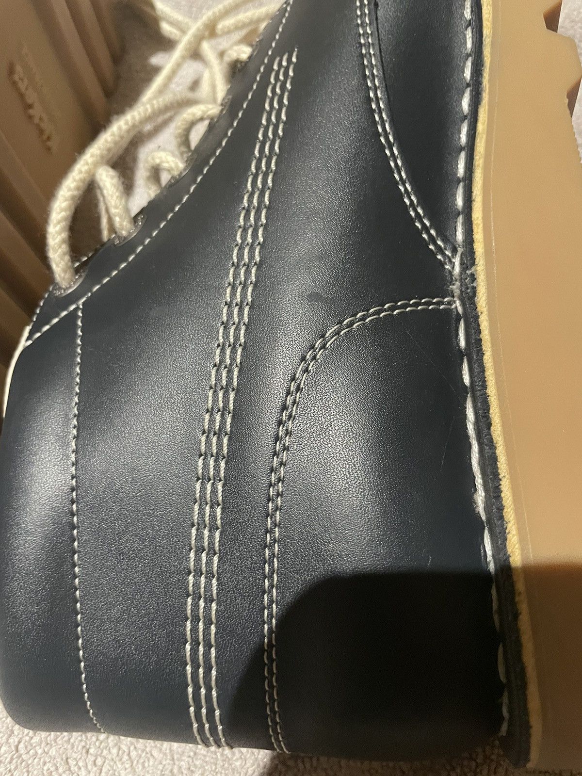 Kickers × Palace 2018 Palace x Kickers Gum Sole Navy Blue High Top Boots Size US 11.5 / EU 44-45 - 4 Thumbnail