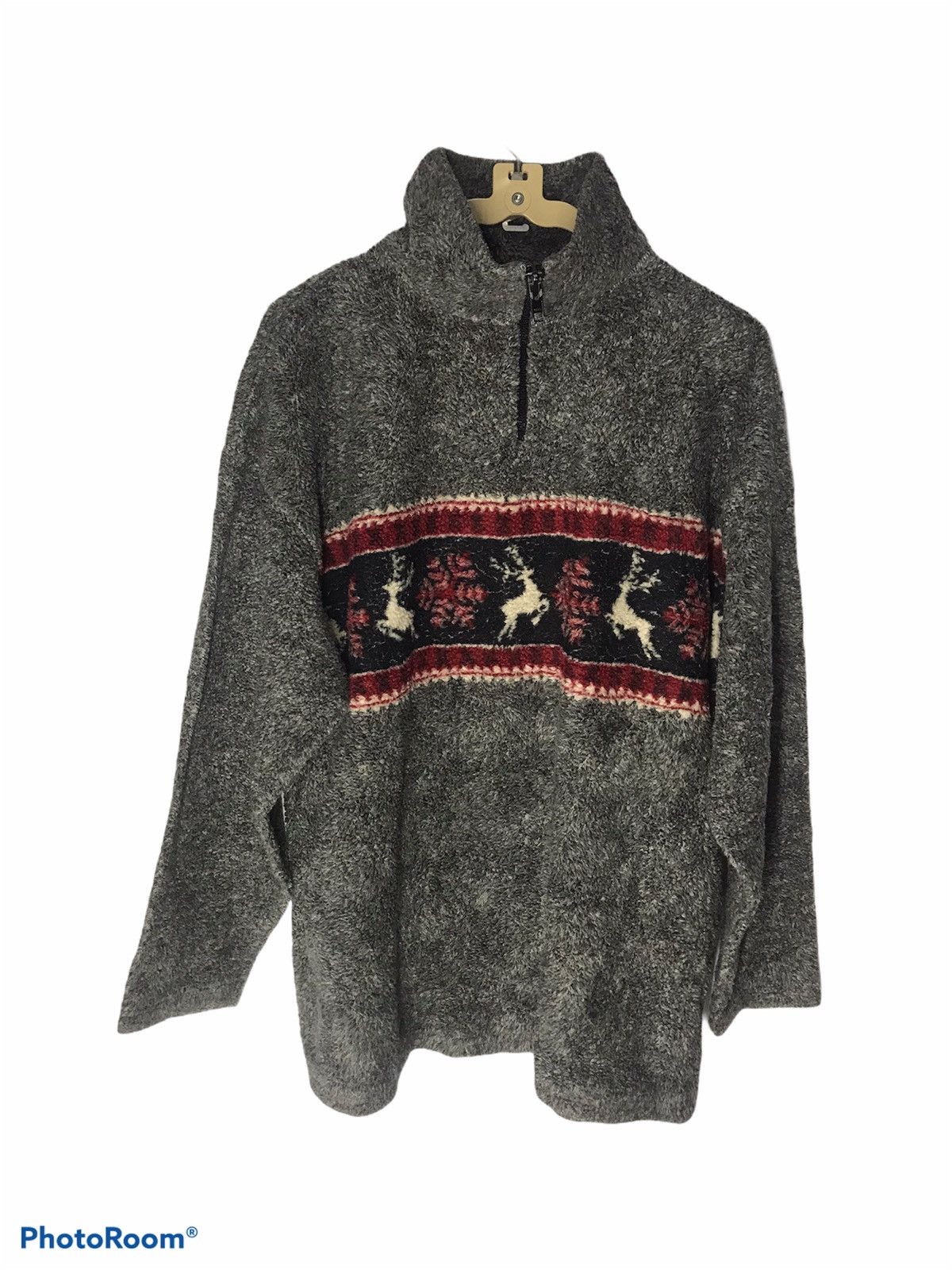 Other New York jeans fleece half zipper sweatshirt Size US L / EU 52-54 / 3 - 1 Thumbnail