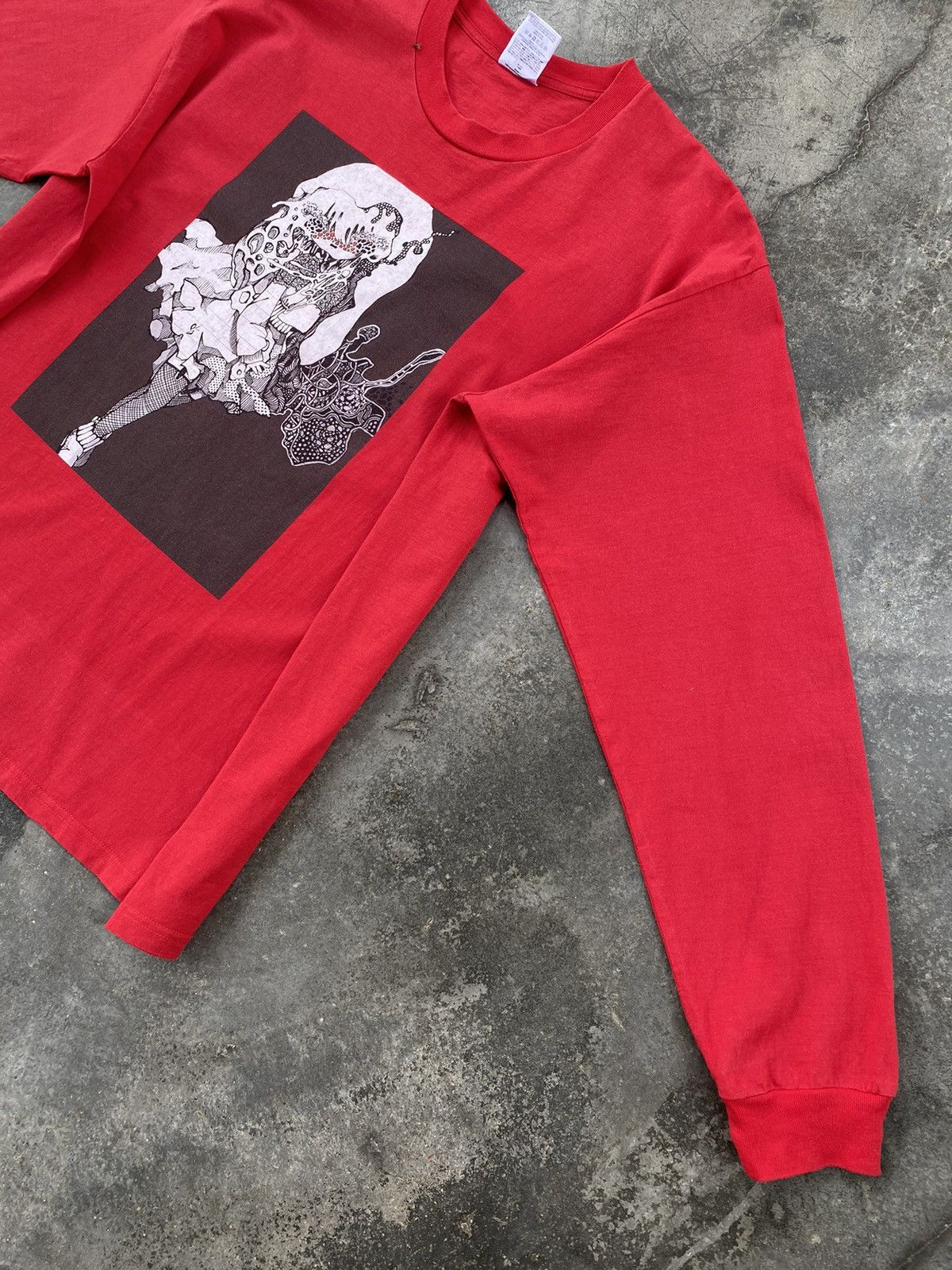 Vintage Vintage GOAT Anime Alien Art Long Sleeve Size US XL / EU 56 / 4 - 7 Thumbnail