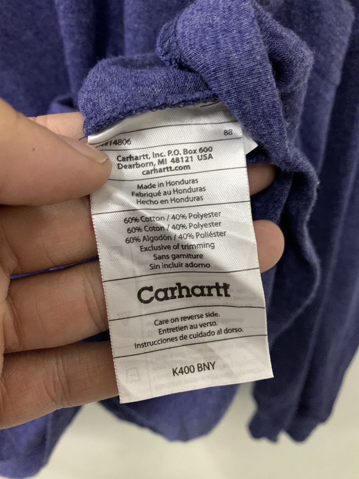 Carhartt Carhartt Big Logo Long Sleeve Size US XL / EU 56 / 4 - 5 Thumbnail