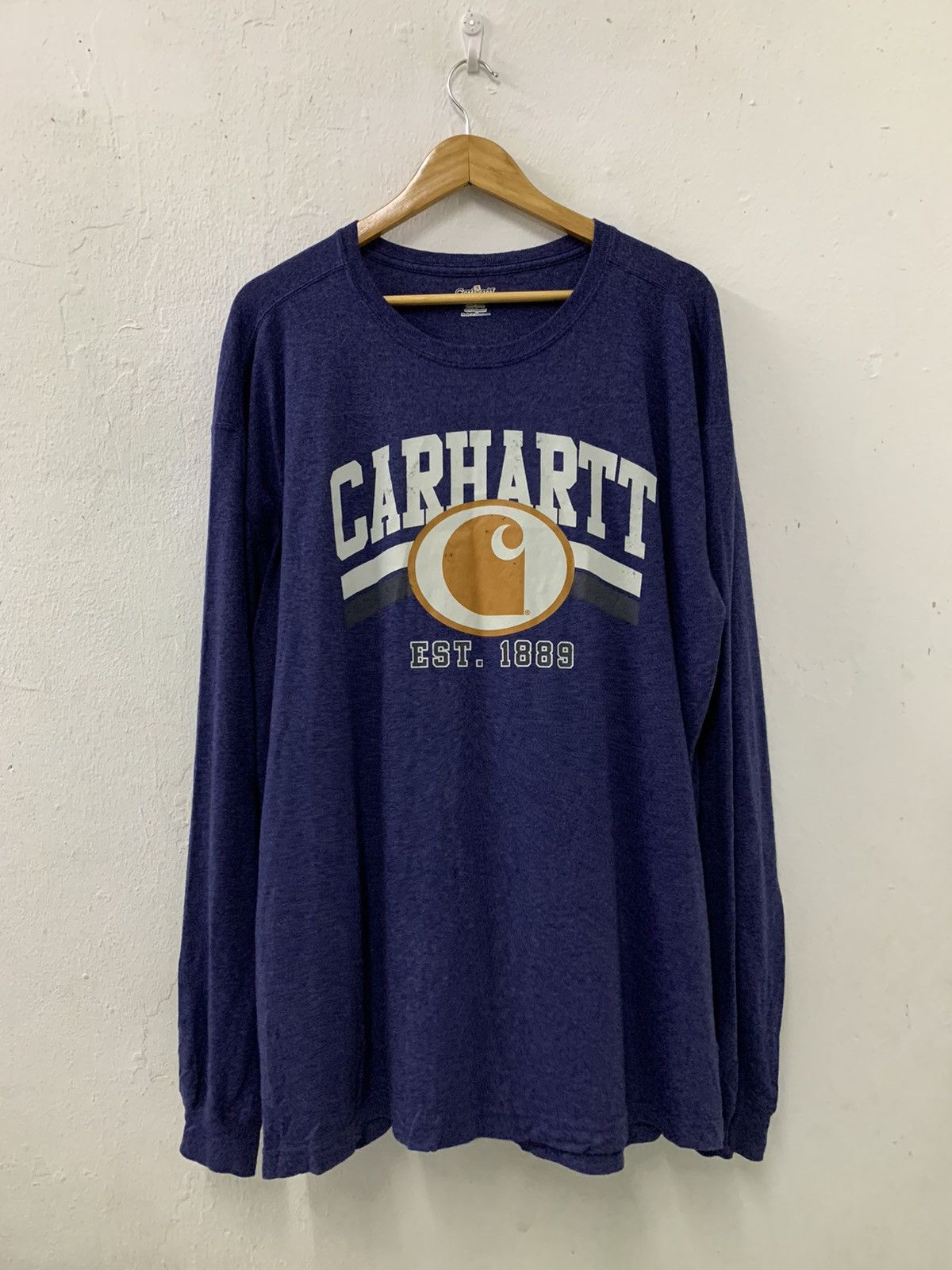 Carhartt Carhartt Big Logo Long Sleeve Size US XL / EU 56 / 4 - 1 Thumbnail