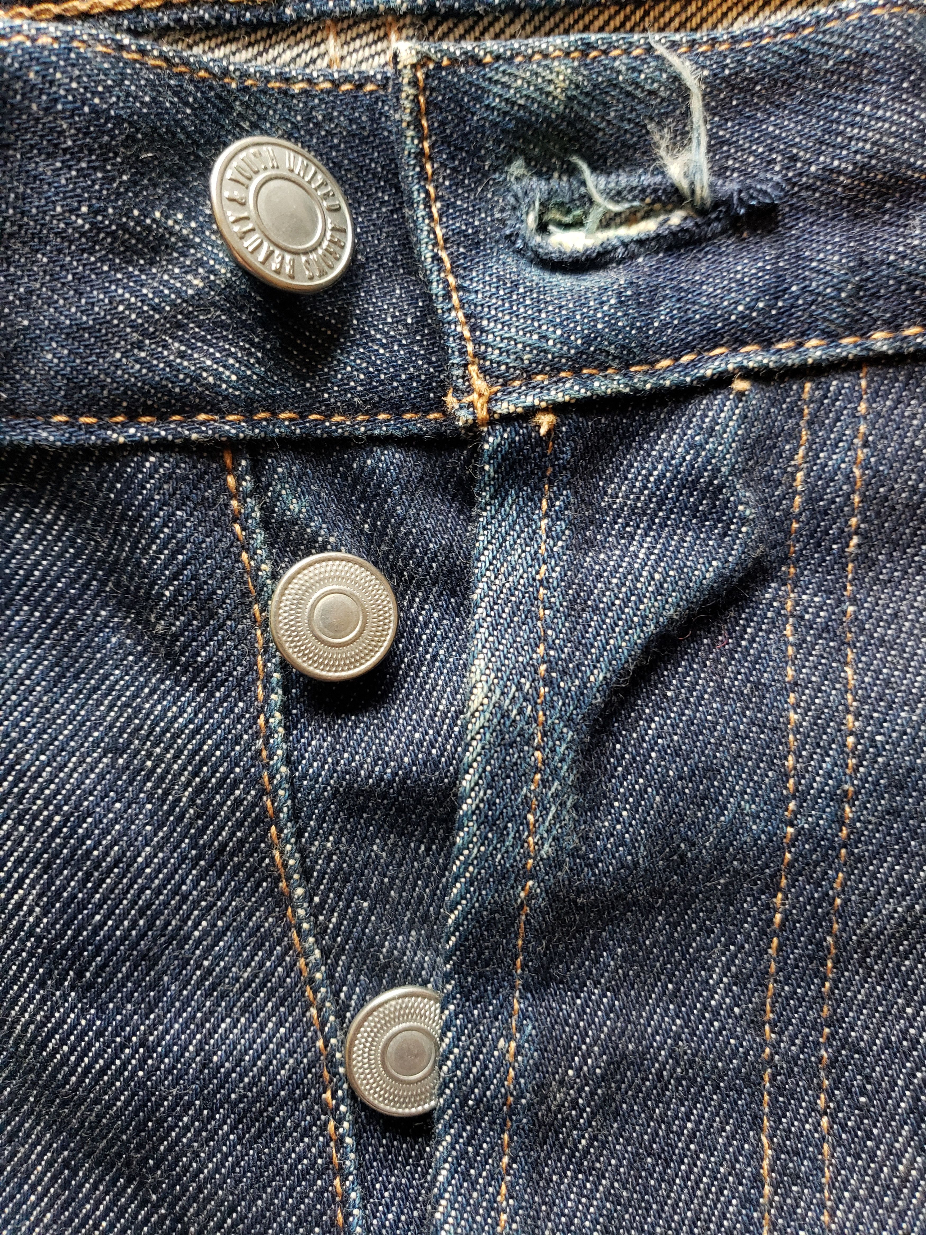 BEAUTY&YOUTH Made in Japan Raw Indigo Selvedge Denim Slim Fit Size US 31 - 3 Thumbnail