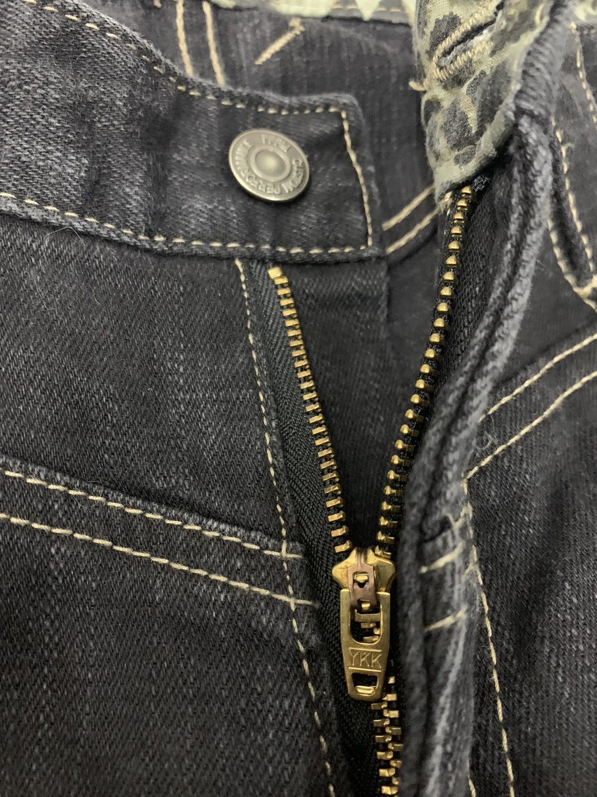 PPFM PPFM Iron On Skull Small Design Denim Size US 32 / EU 48 - 5 Thumbnail