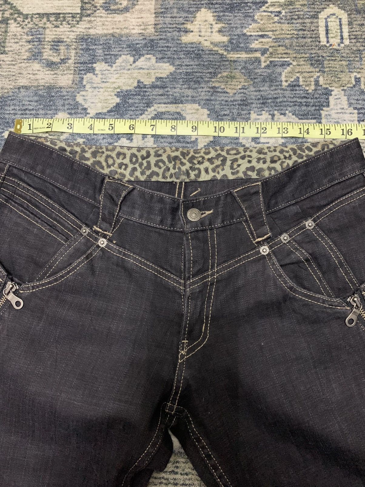 PPFM PPFM Iron On Skull Small Design Denim Size US 32 / EU 48 - 8 Thumbnail