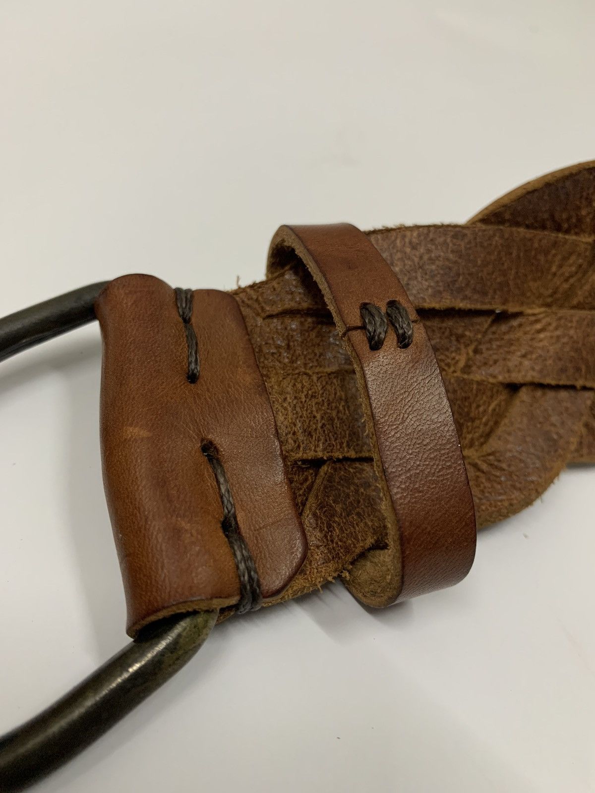 A.P.C. A.P.C Leather Braided Belt Unisex Size ONE SIZE - 2 Thumbnail