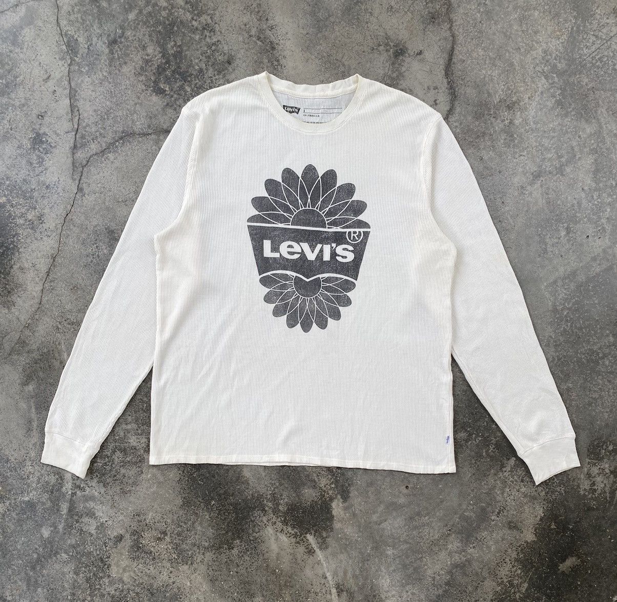 Levi's Vintage Levis Floral Long Sleeve Size US XL / EU 56 / 4 - 1 Thumbnail