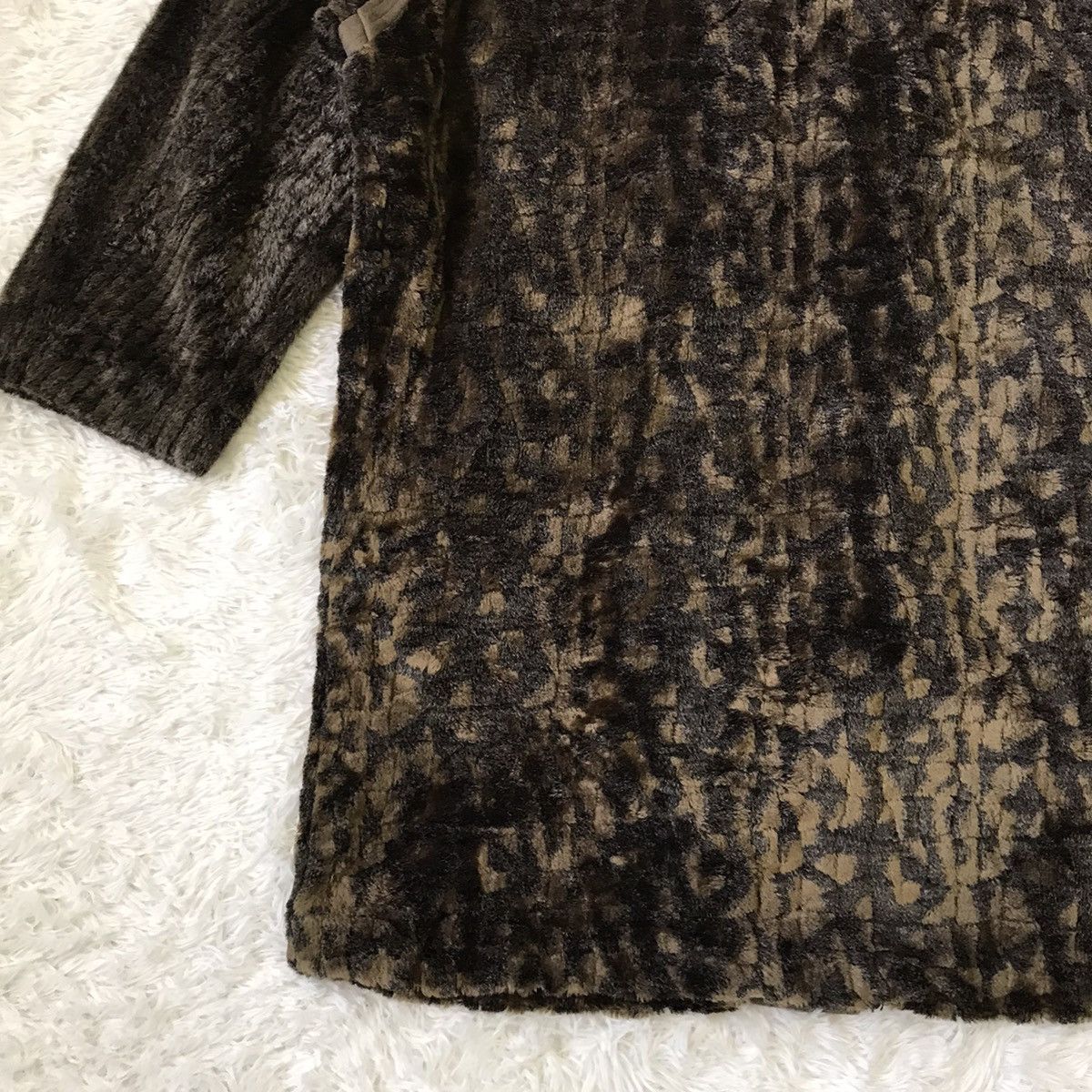 Japanese Brand Rare Il Messe Leopard Style Fur Hairy Like Jacket Size US L / EU 52-54 / 3 - 8 Thumbnail
