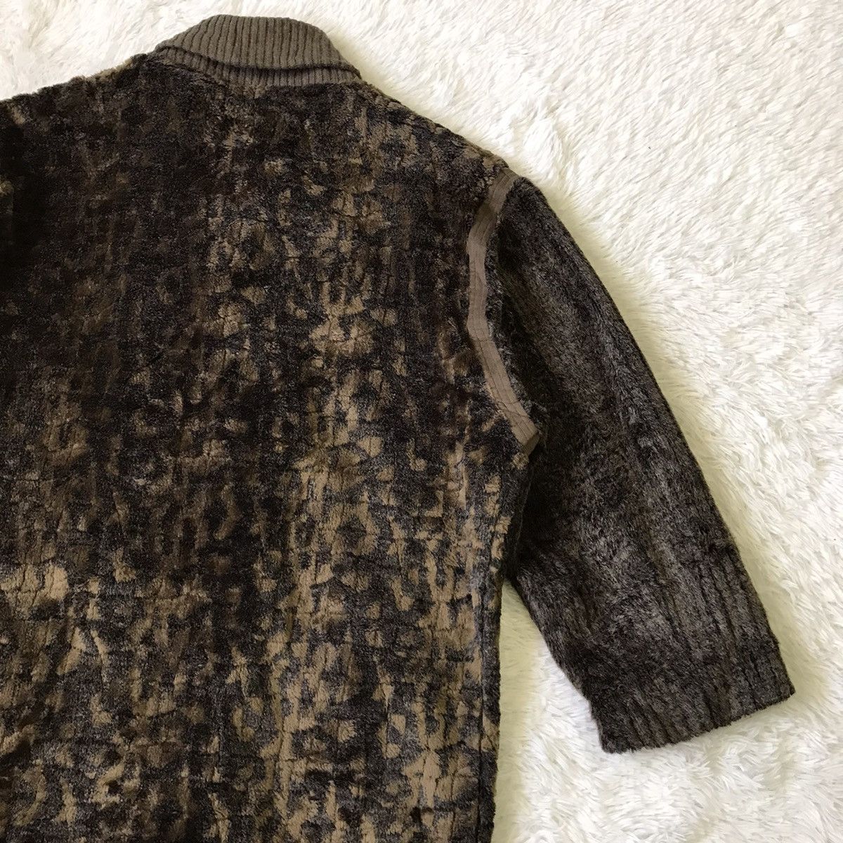 Japanese Brand Rare Il Messe Leopard Style Fur Hairy Like Jacket Size US L / EU 52-54 / 3 - 10 Thumbnail