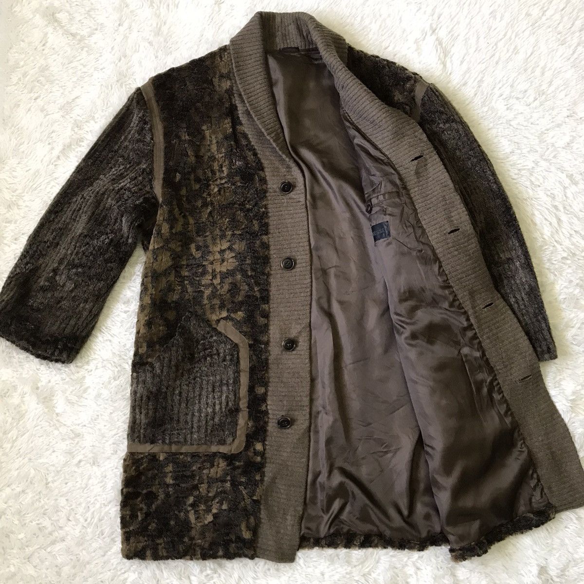Japanese Brand Rare Il Messe Leopard Style Fur Hairy Like Jacket Size US L / EU 52-54 / 3 - 13 Thumbnail