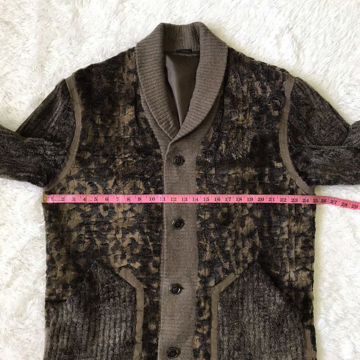Japanese Brand Rare Il Messe Leopard Style Fur Hairy Like Jacket Size US L / EU 52-54 / 3 - 19 Thumbnail