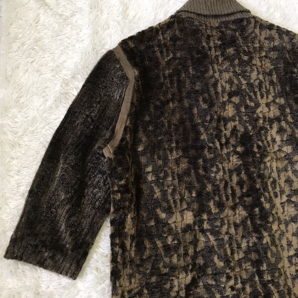 Japanese Brand Rare Il Messe Leopard Style Fur Hairy Like Jacket Size US L / EU 52-54 / 3 - 11 Thumbnail
