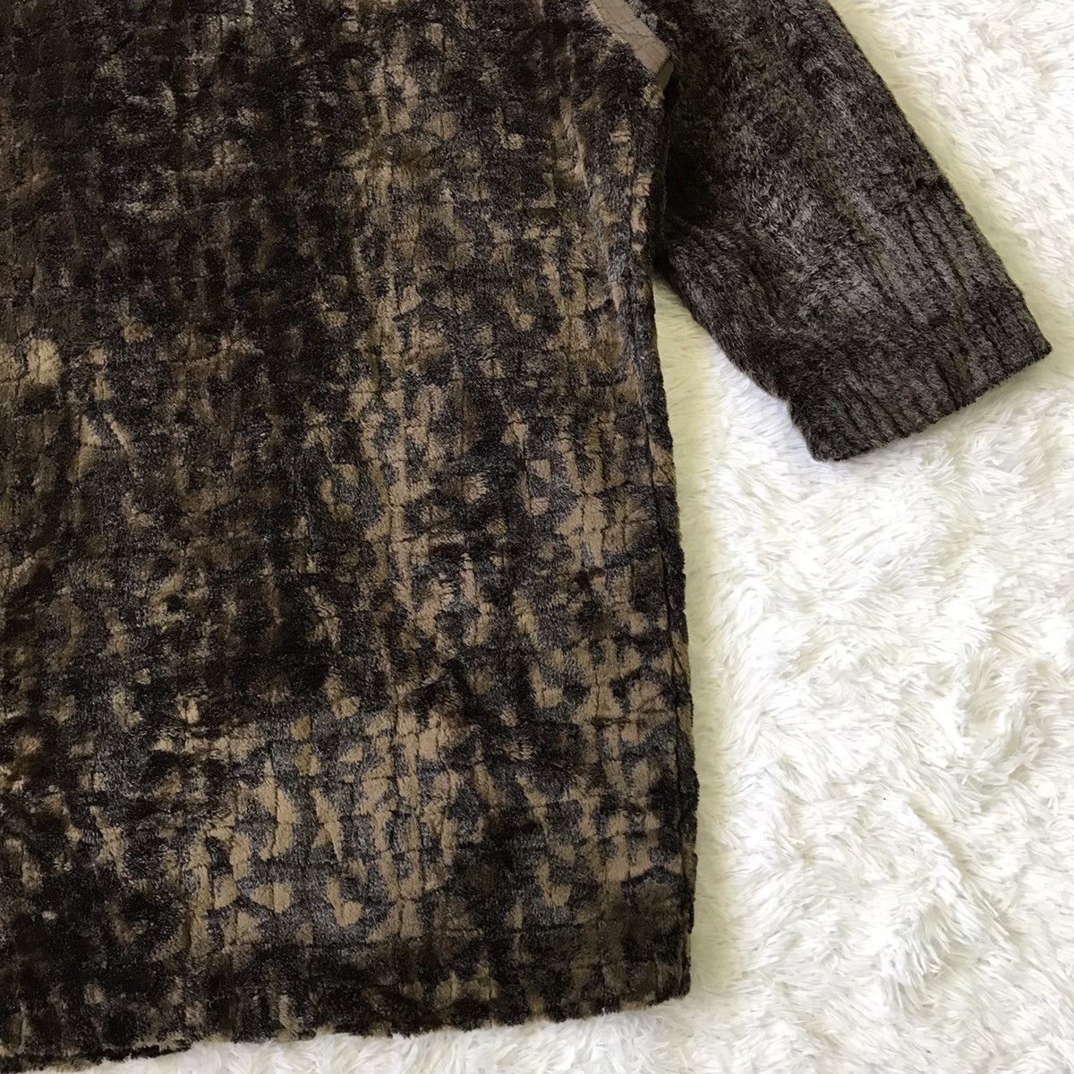Japanese Brand Rare Il Messe Leopard Style Fur Hairy Like Jacket Size US L / EU 52-54 / 3 - 9 Thumbnail