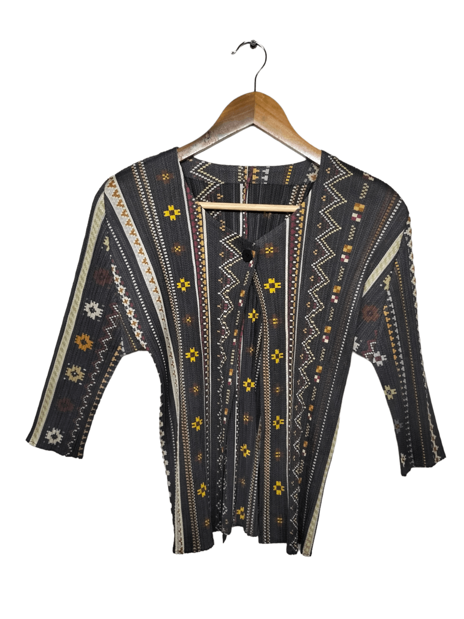 Pleats Please Issey Miyake pleats please cardigan Native American Pixel Size M / US 6-8 / IT 42-44 - 1 Thumbnail