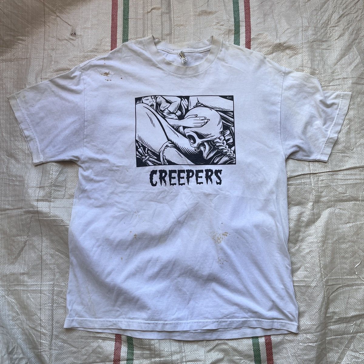 Fuck Art, Make Tees Rare Hippie Sex Design Creepers Horror Skulls Fuck TShirt Size US XL / EU 56 / 4 - 18 Thumbnail