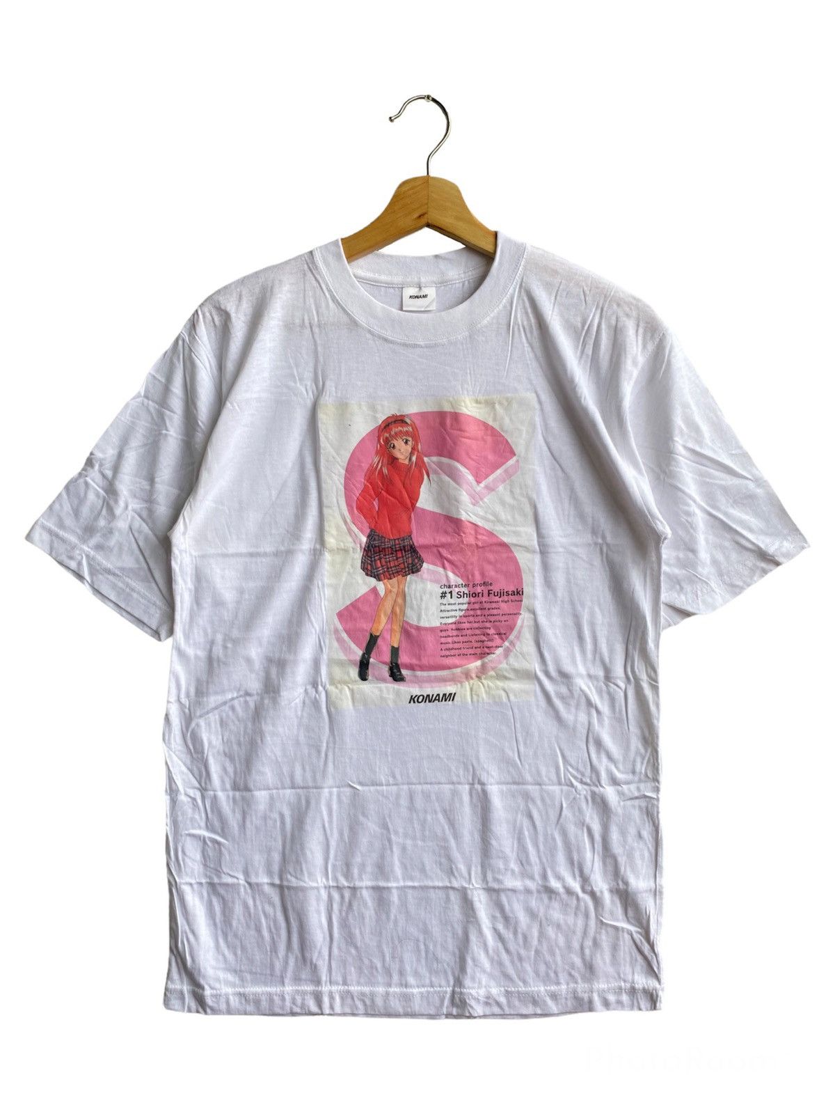 Anime × Japanese Brand × Vintage Vintage Konami Tokimeki Memorial "Shiori Fujisaki" anime tee Size US M / EU 48-50 / 2 - 2 Thumbnail