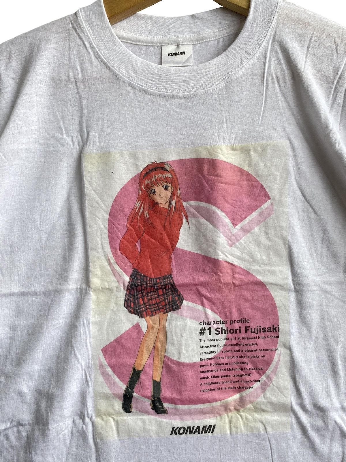 Anime × Japanese Brand × Vintage Vintage Konami Tokimeki Memorial "Shiori Fujisaki" anime tee Size US M / EU 48-50 / 2 - 1 Thumbnail