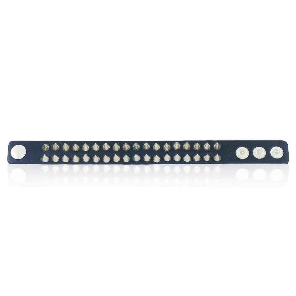 Jewelry Rivet Cone Stud Cuff Bracelet Size ONE SIZE - 2 Thumbnail
