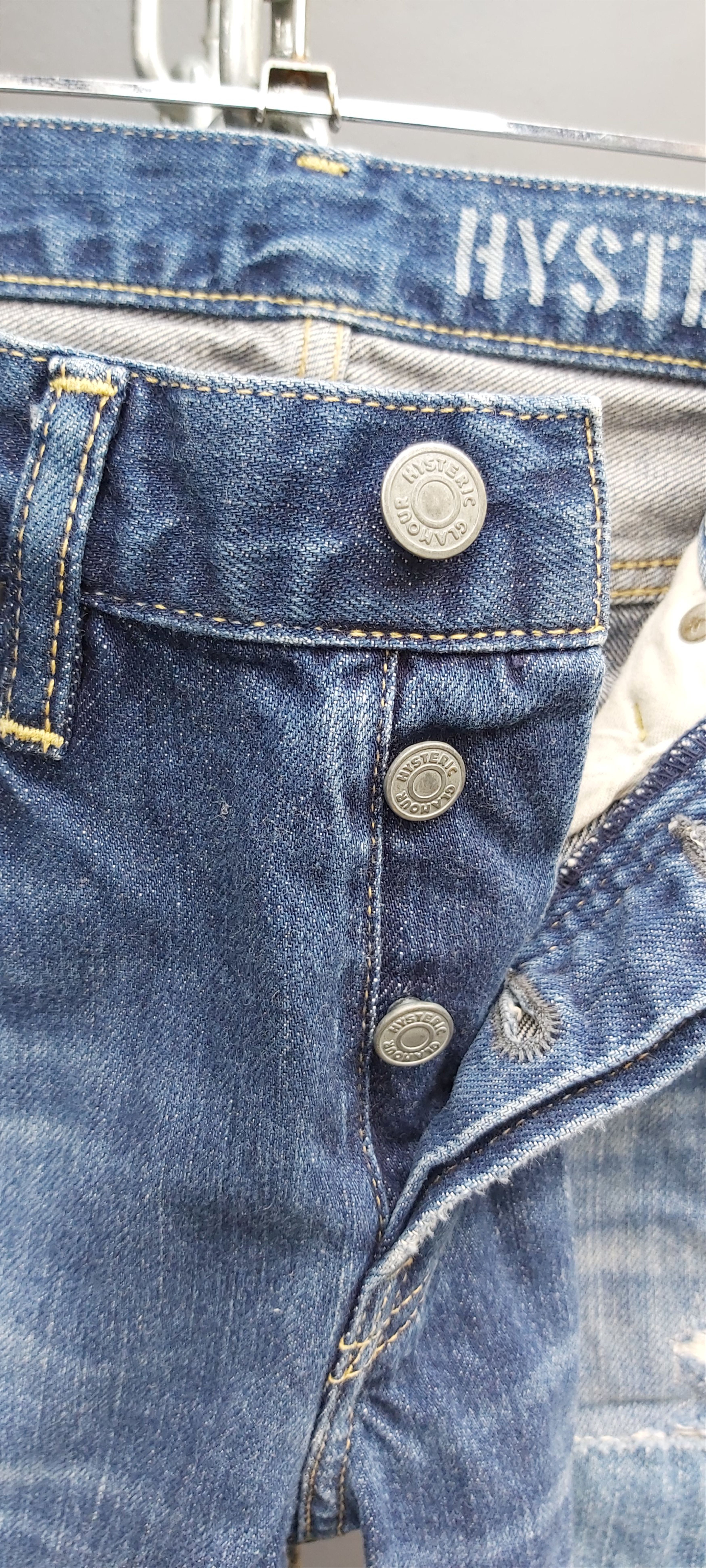 Hysteric Glamour Hysteric Glamour Selvedge Distress/Patchwork Denim Size US 30 / EU 46 - 6 Thumbnail