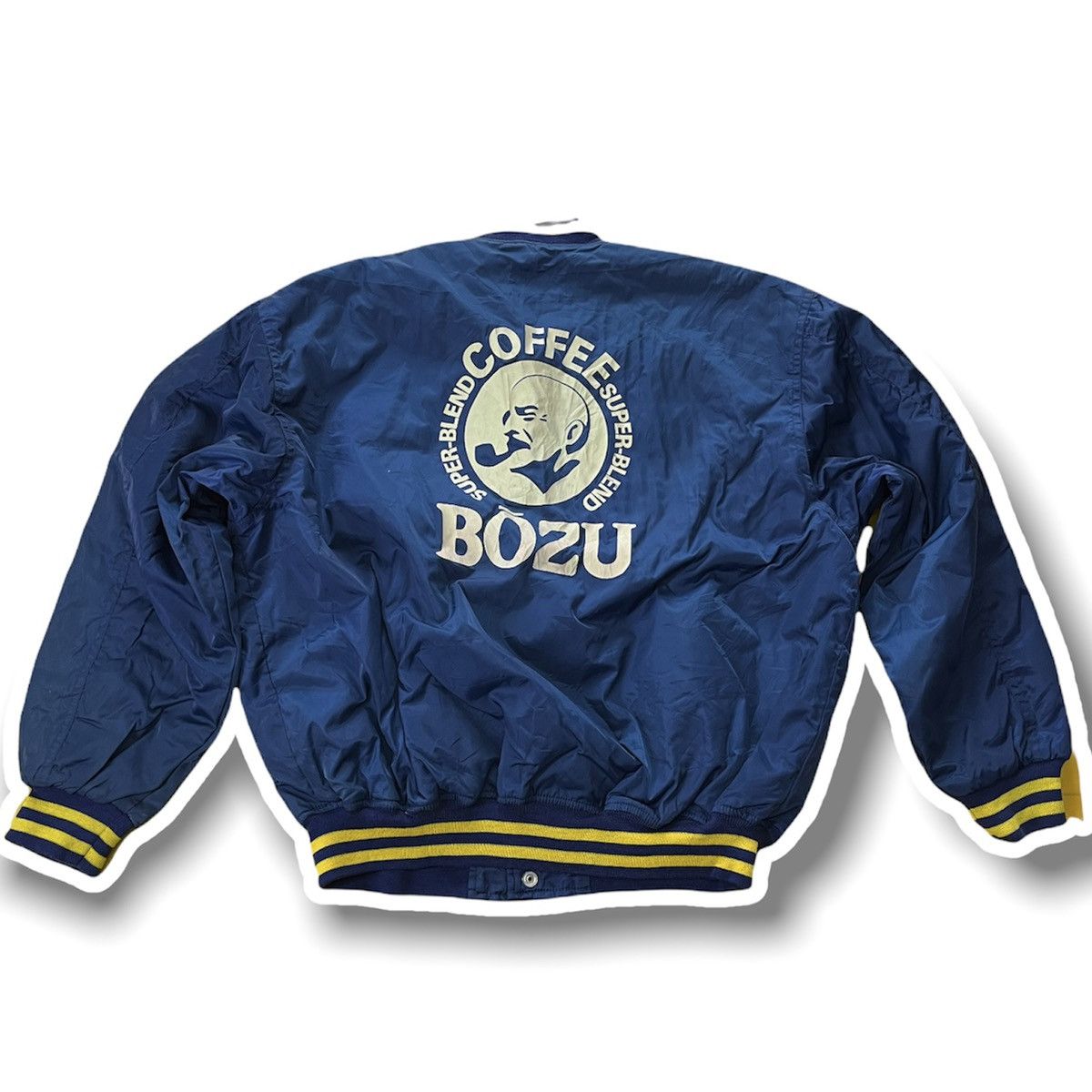 Japanese Brand × Vintage DOGHOUSE BOSS BOZU Coffee Varsity Worker Jacket Sweater Size US L / EU 52-54 / 3 - 11 Thumbnail