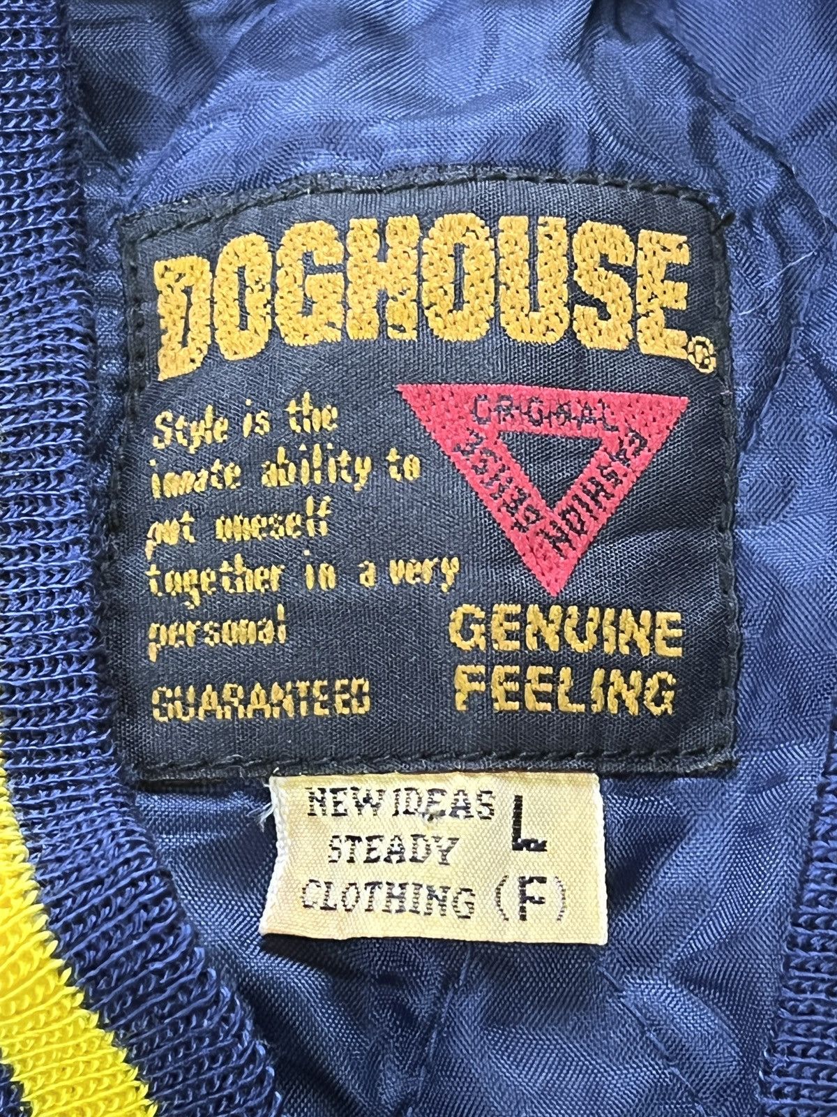 Japanese Brand × Vintage DOGHOUSE BOSS BOZU Coffee Varsity Worker Jacket Sweater Size US L / EU 52-54 / 3 - 2 Thumbnail