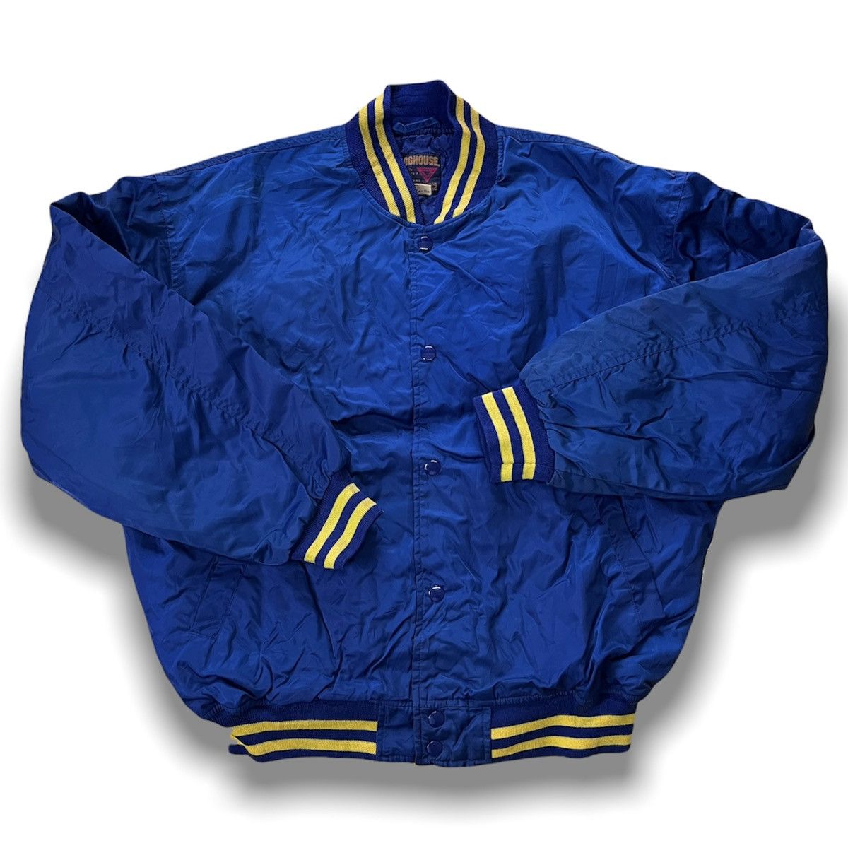 Japanese Brand × Vintage DOGHOUSE BOSS BOZU Coffee Varsity Worker Jacket Sweater Size US L / EU 52-54 / 3 - 9 Thumbnail