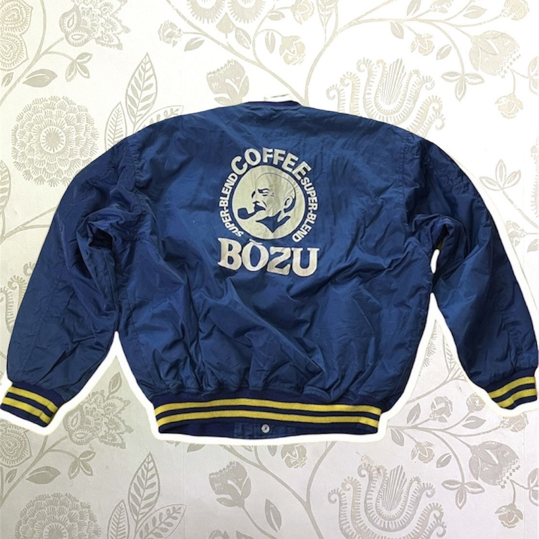 Japanese Brand × Vintage DOGHOUSE BOSS BOZU Coffee Varsity Worker Jacket Sweater Size US L / EU 52-54 / 3 - 1 Thumbnail