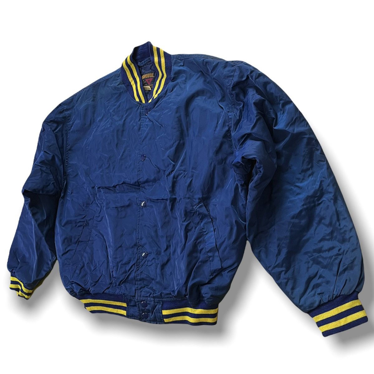 Japanese Brand × Vintage DOGHOUSE BOSS BOZU Coffee Varsity Worker Jacket Sweater Size US L / EU 52-54 / 3 - 7 Thumbnail