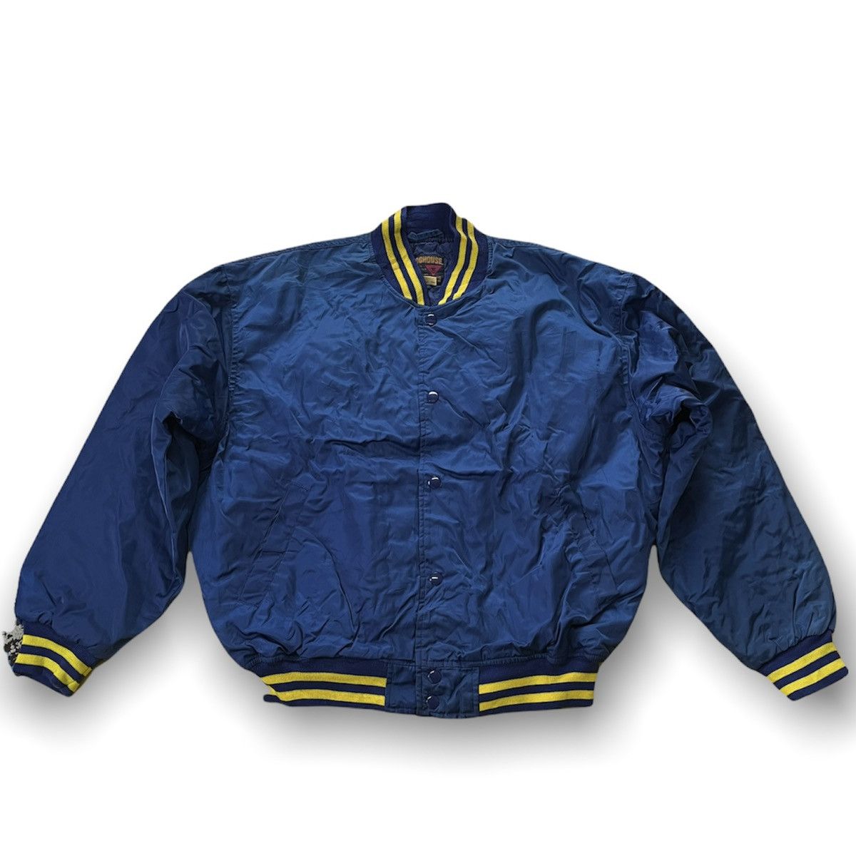 Japanese Brand × Vintage DOGHOUSE BOSS BOZU Coffee Varsity Worker Jacket Sweater Size US L / EU 52-54 / 3 - 10 Thumbnail