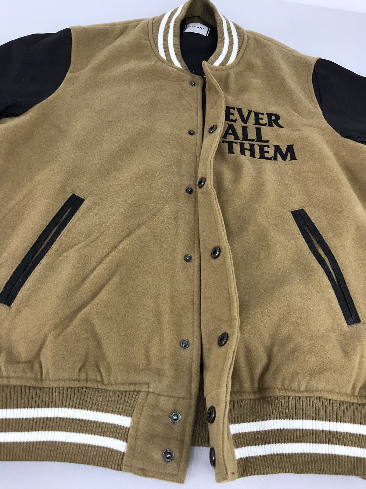 Japanese Brand Browny Alright Varsity Jacket Hype Style College Size US M / EU 48-50 / 2 - 5 Thumbnail