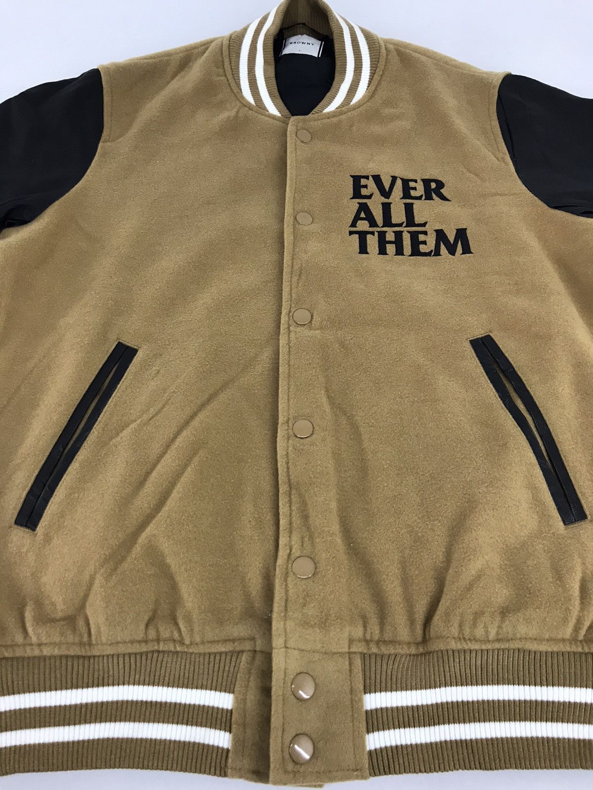 Japanese Brand Browny Alright Varsity Jacket Hype Style College Size US M / EU 48-50 / 2 - 3 Thumbnail