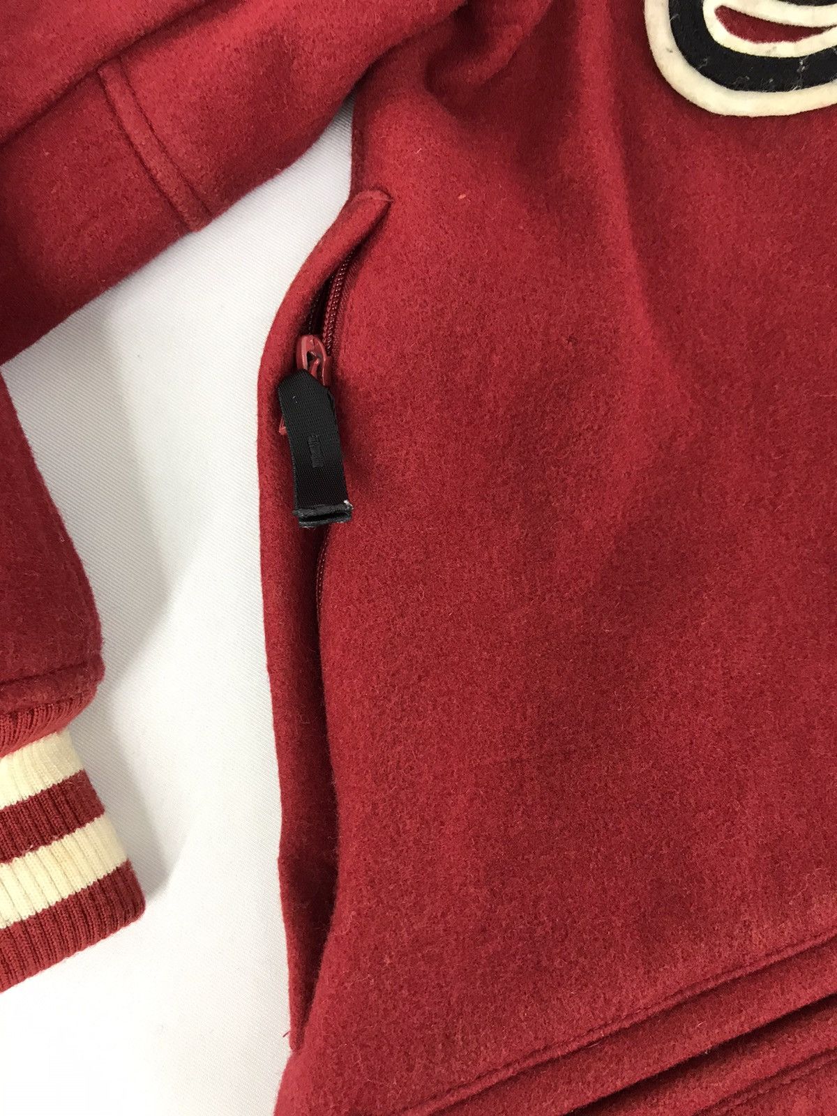 Mossimo Mossimo Usa Varsity Jacket Wool Made In Japan Streetwear Size US M / EU 48-50 / 2 - 9 Thumbnail