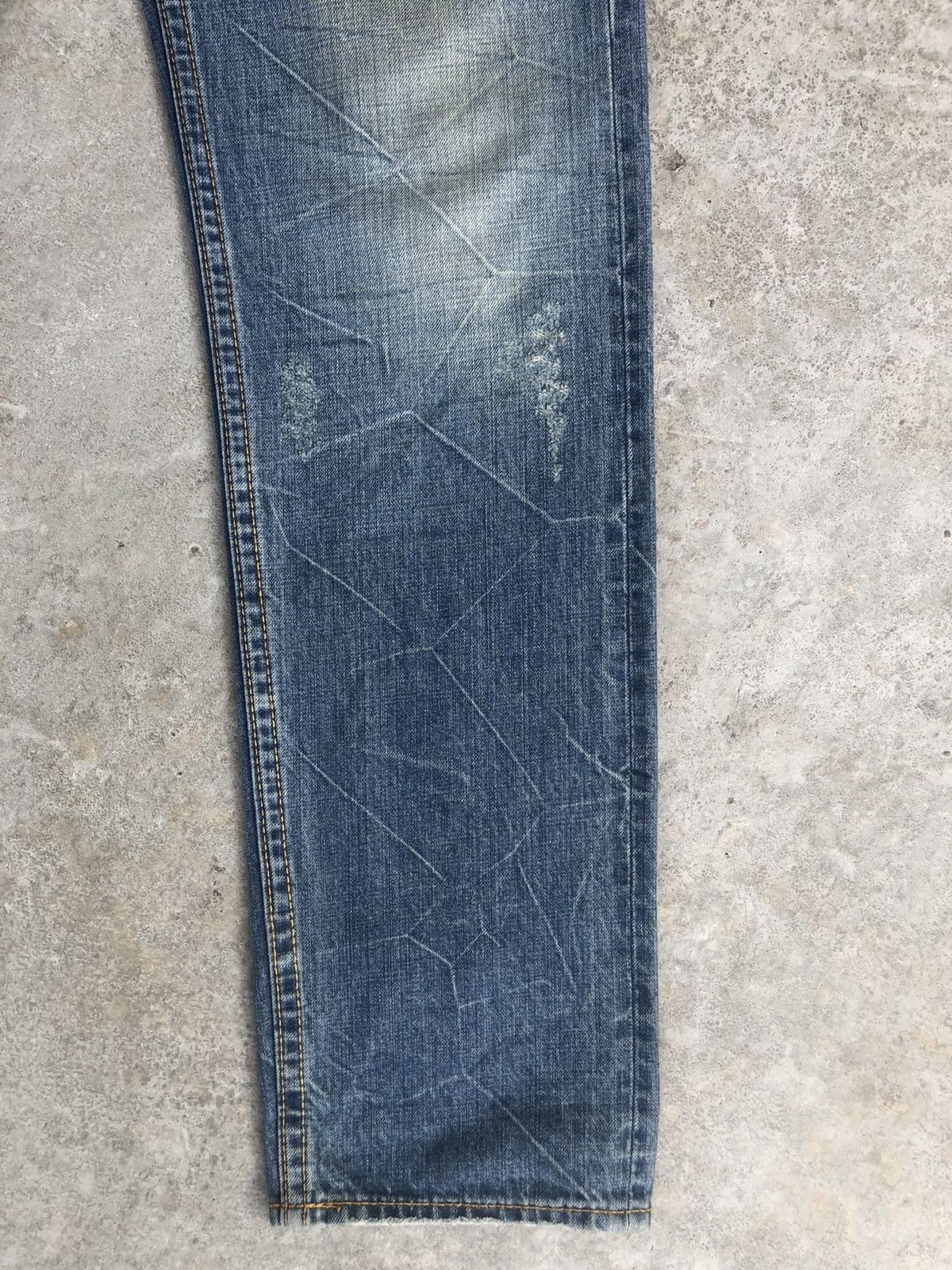 Japanese Brand Vintage Co & Lu Daicock Evisu Style Selvedge Big Logo Size US 33 - 7 Thumbnail