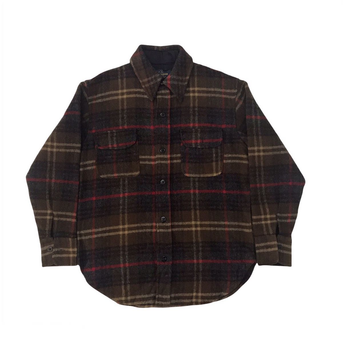 Other Made for MONOGRAM Wool Button Up Made in Usa Size US S / EU 44-46 / 1 - 1 Thumbnail