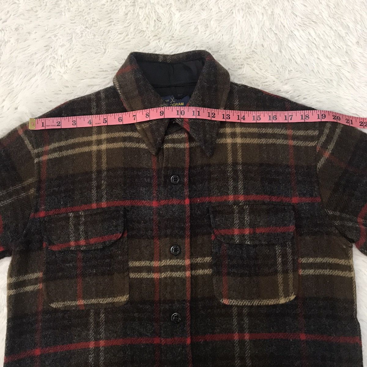 Other Made for MONOGRAM Wool Button Up Made in Usa Size US S / EU 44-46 / 1 - 16 Thumbnail