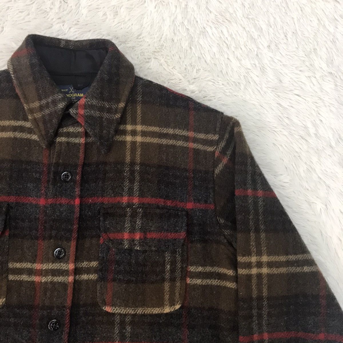Other Made for MONOGRAM Wool Button Up Made in Usa Size US S / EU 44-46 / 1 - 5 Thumbnail