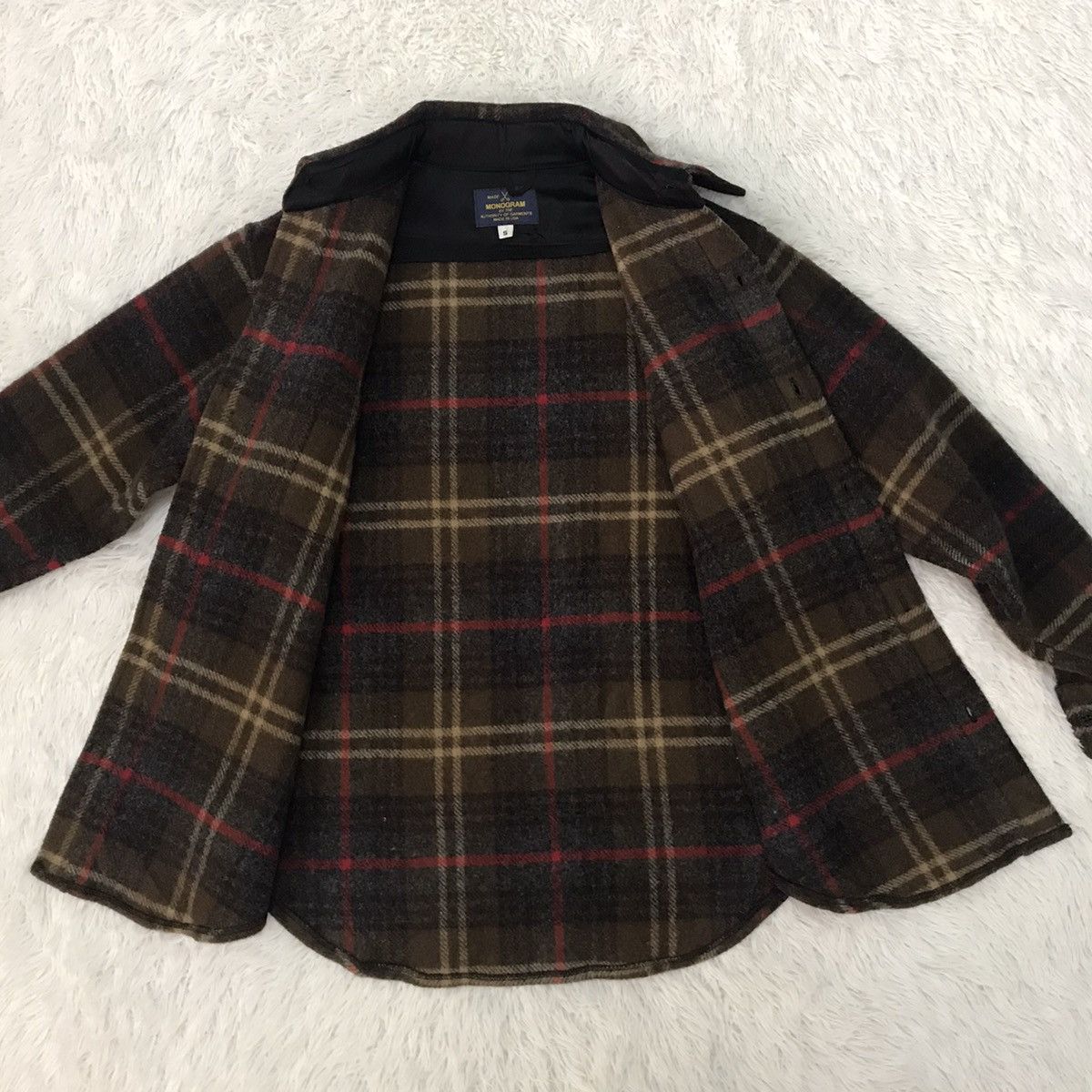 Other Made for MONOGRAM Wool Button Up Made in Usa Size US S / EU 44-46 / 1 - 11 Thumbnail
