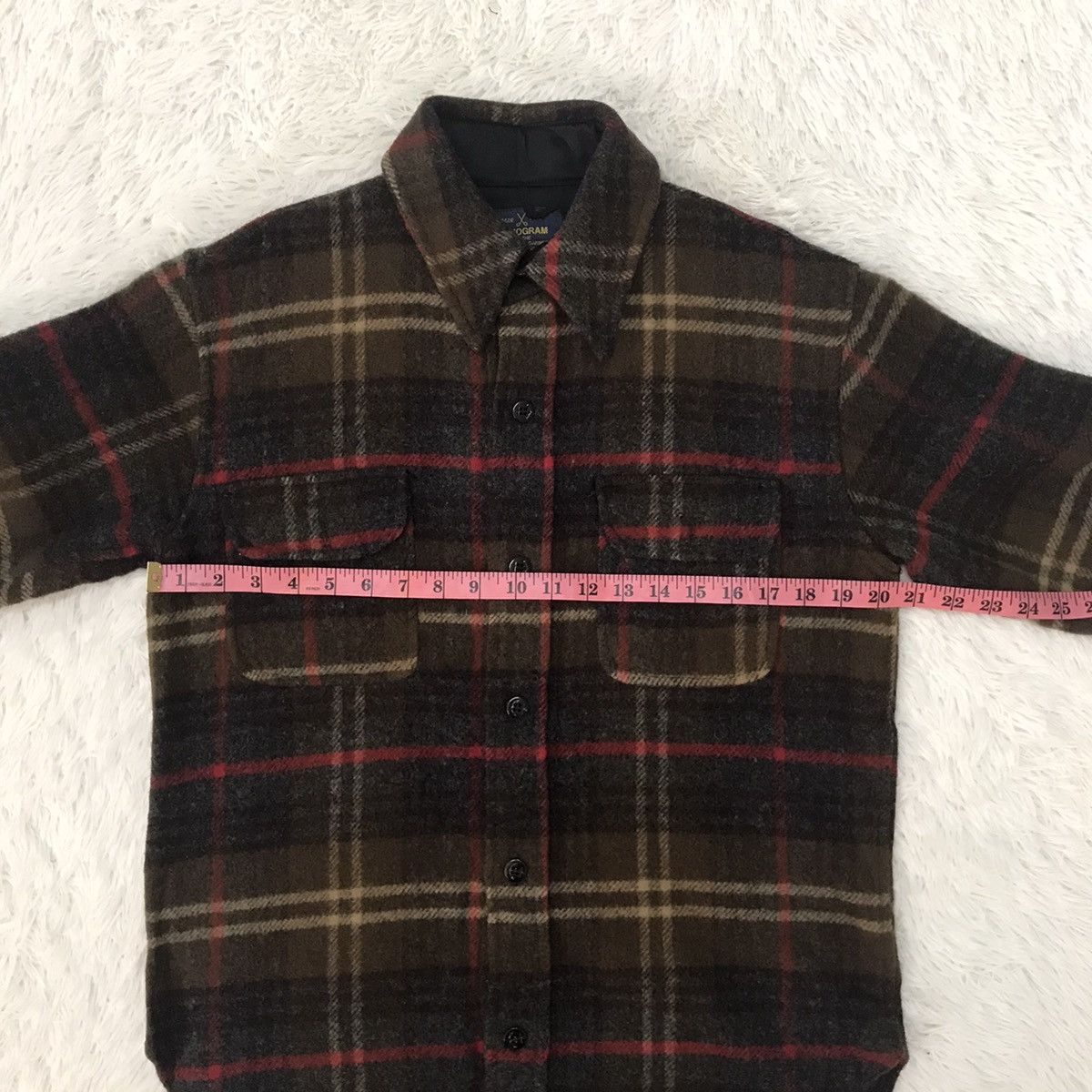 Other Made for MONOGRAM Wool Button Up Made in Usa Size US S / EU 44-46 / 1 - 14 Thumbnail