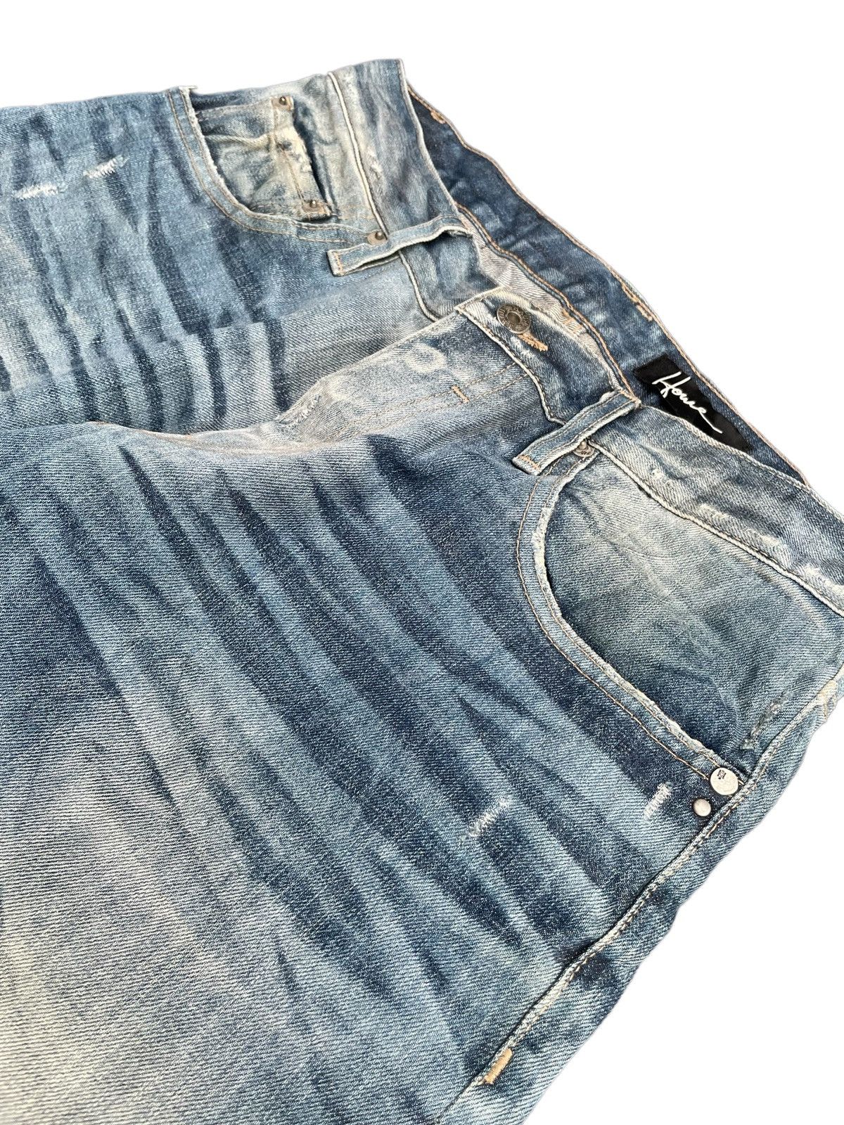 Howe × Vintage STEALS Hause Howe Aging Wash Denim Size US 33 - 6 Thumbnail