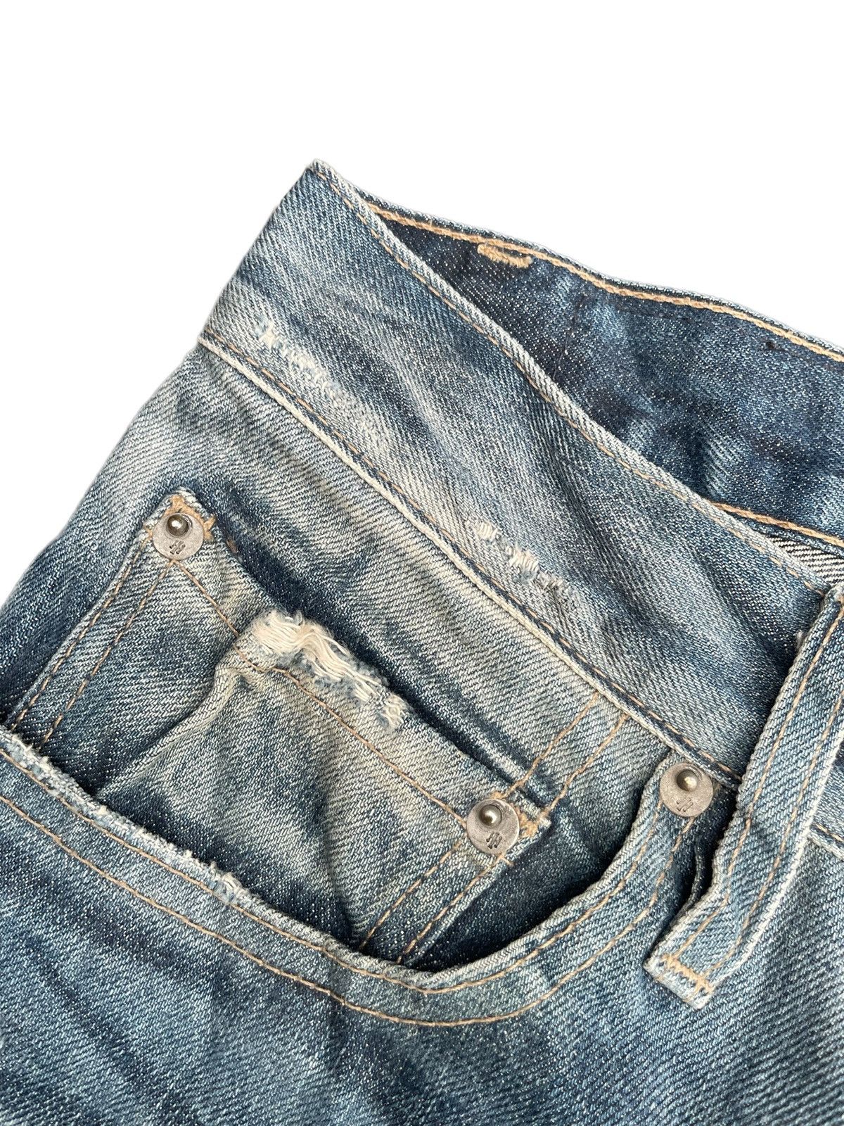 Howe × Vintage STEALS Hause Howe Aging Wash Denim Size US 33 - 7 Thumbnail