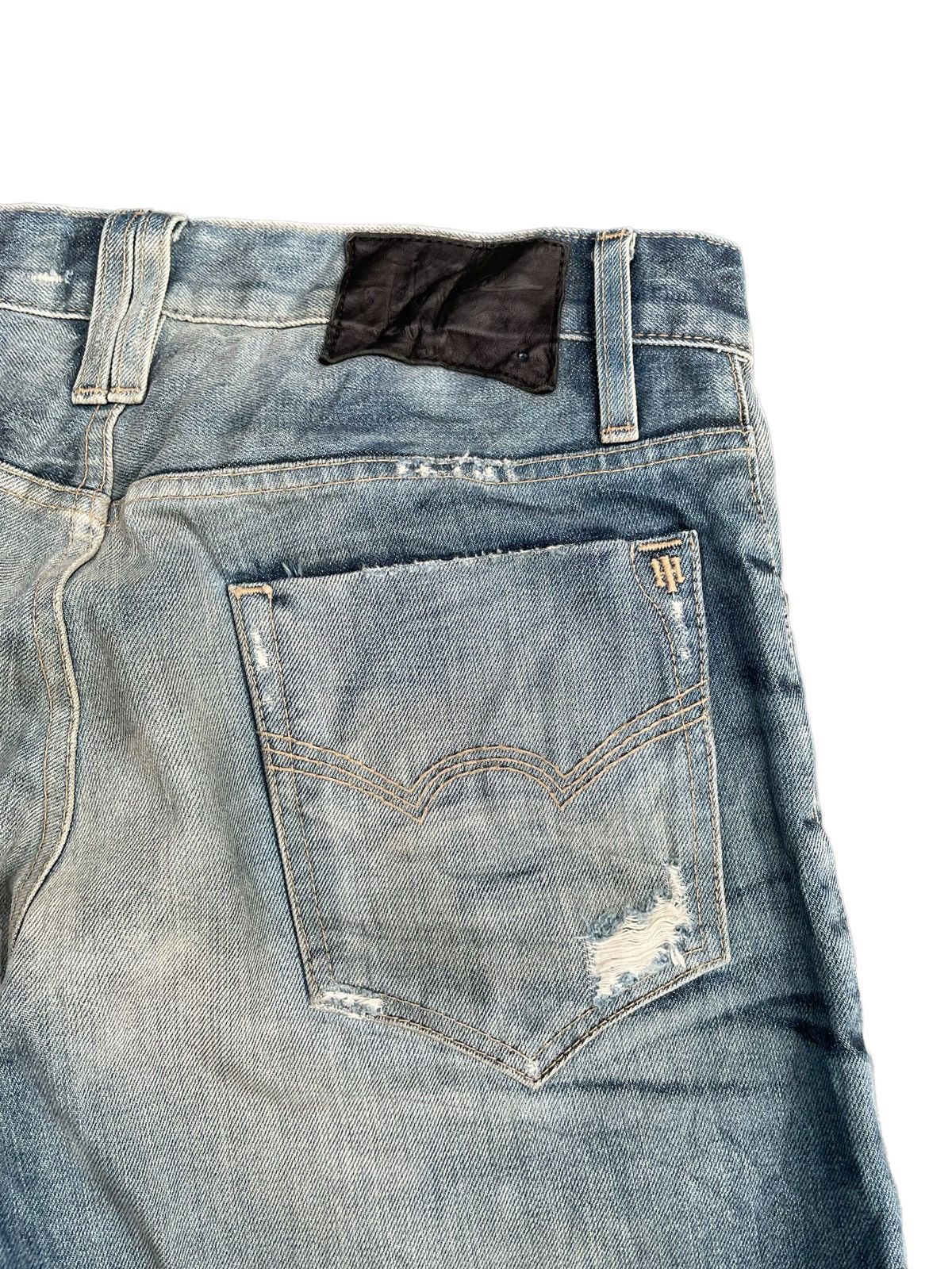 Howe × Vintage STEALS Hause Howe Aging Wash Denim Size US 33 - 12 Thumbnail