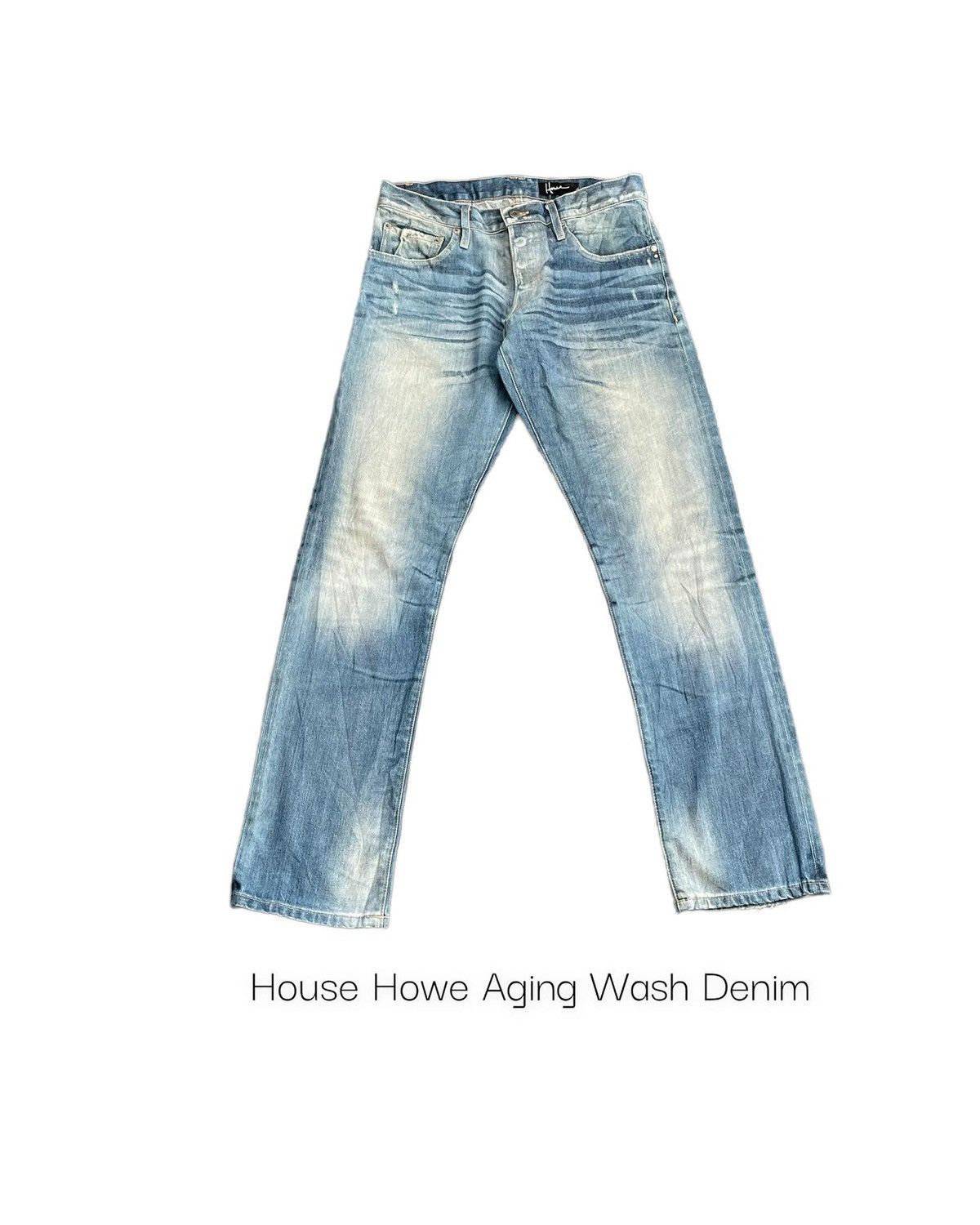 Howe × Vintage STEALS Hause Howe Aging Wash Denim Size US 33 - 1 Thumbnail