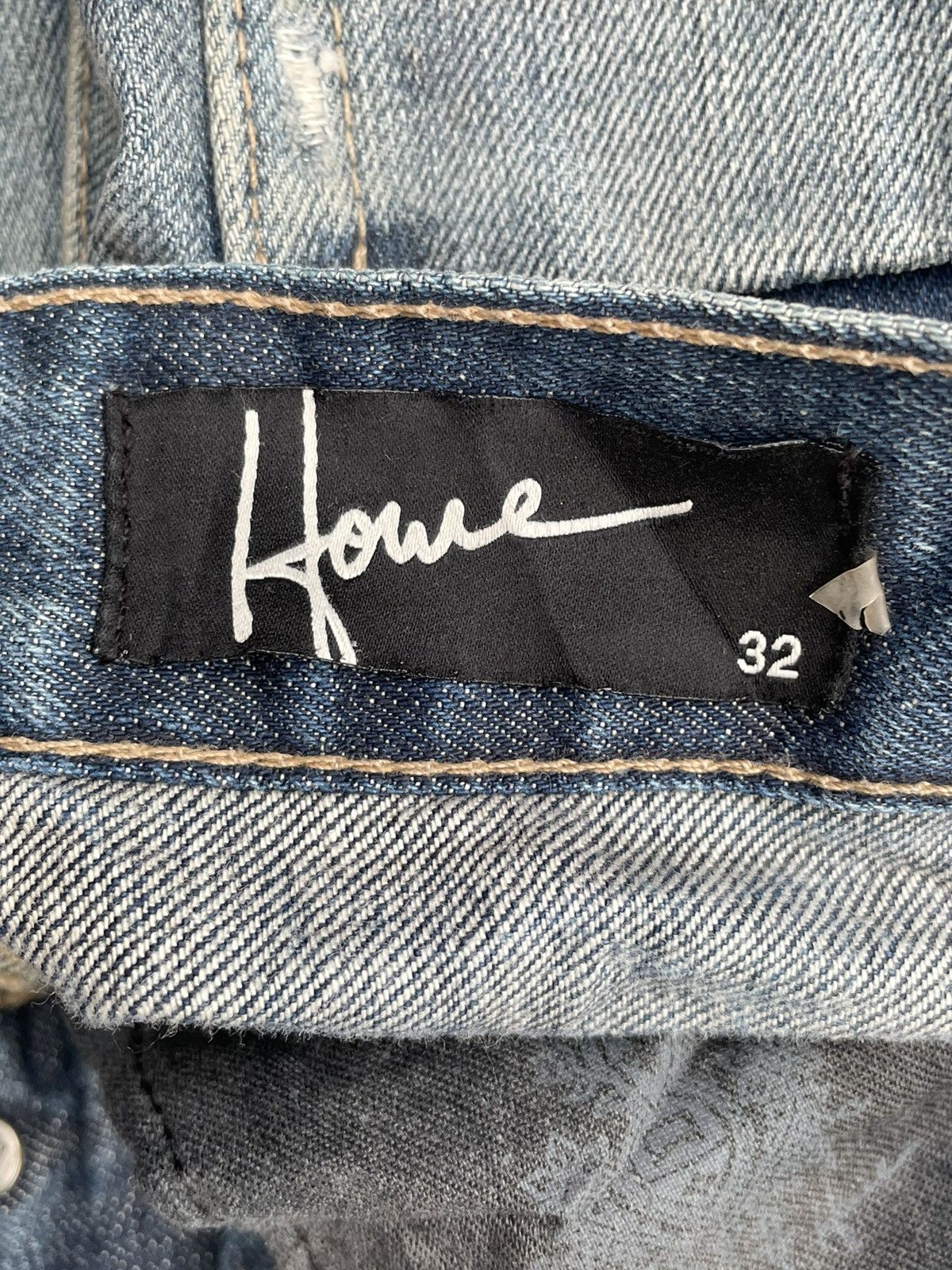 Howe × Vintage STEALS Hause Howe Aging Wash Denim Size US 33 - 17 Thumbnail