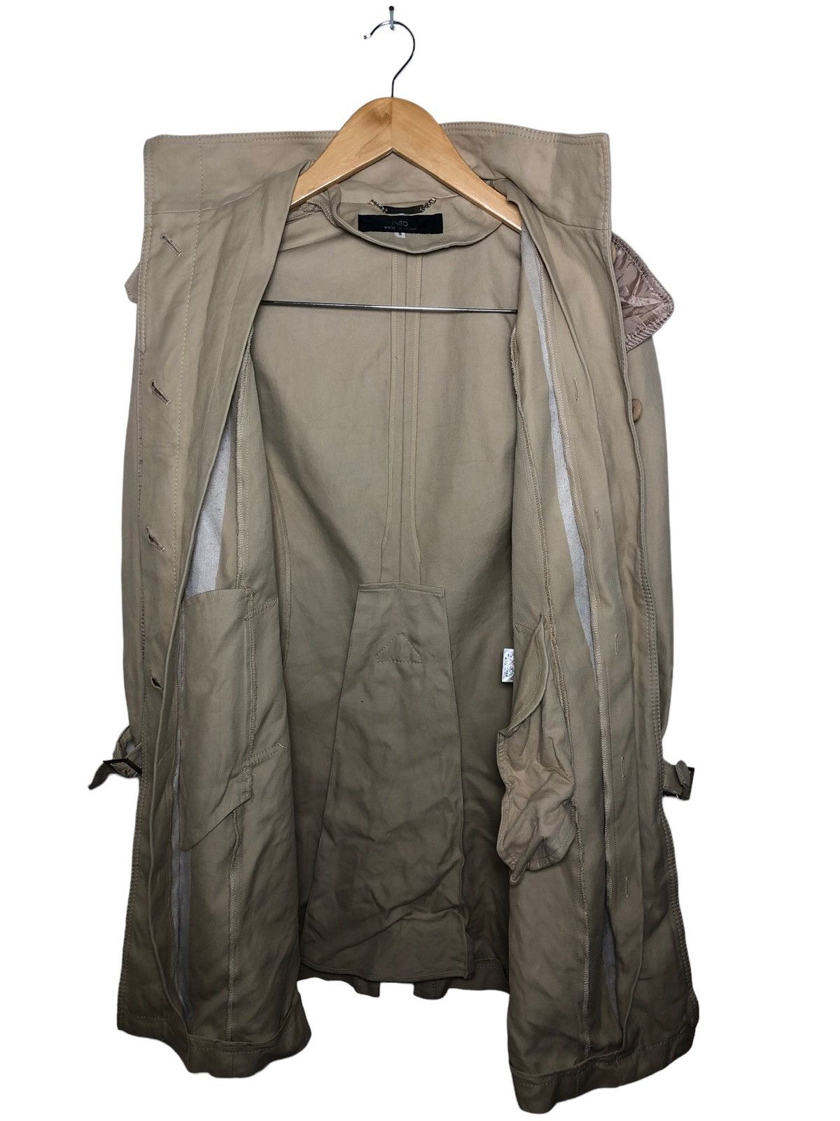 Japanese Brand Ined by Yohji Yamamoto trench coat made in japan Size S / US 4 / IT 40 - 3 Thumbnail