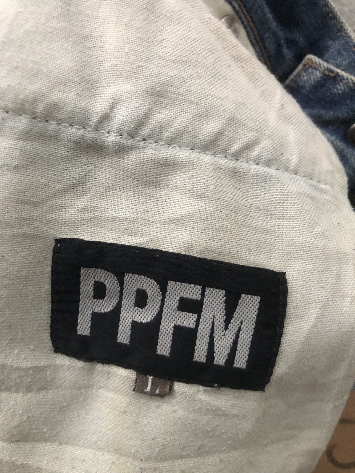 PPFM PPFM Distressed Jeans Patchwork Punk Style Size US 33 - 15 Thumbnail