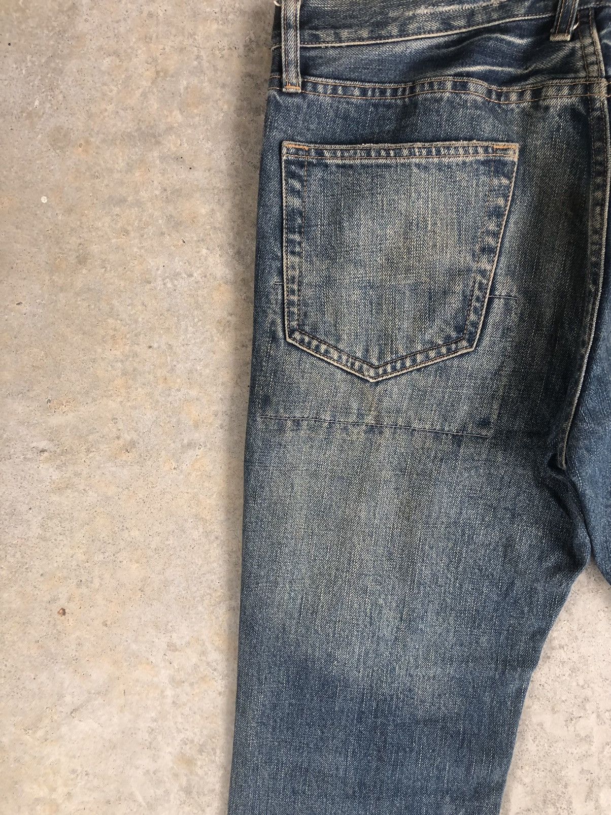 PPFM PPFM Distressed Jeans Patchwork Punk Style Size US 33 - 9 Thumbnail