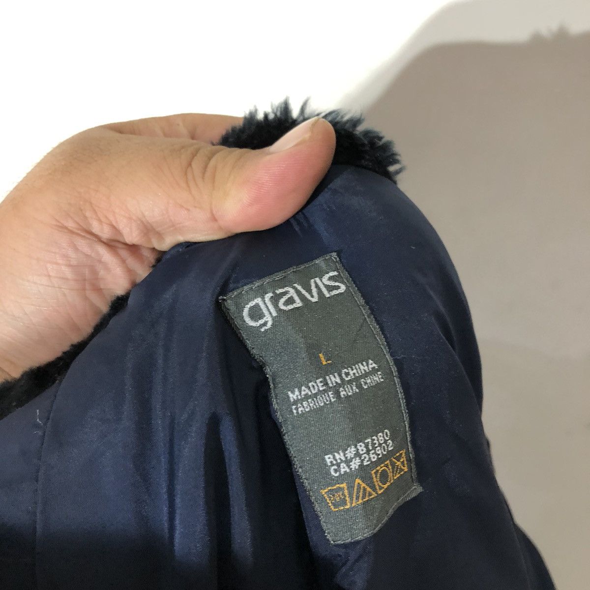 Japanese Brand VINTAGE 80's GRAVIS BIG LOGO PARKA Size US L / EU 52-54 / 3 - 9 Thumbnail